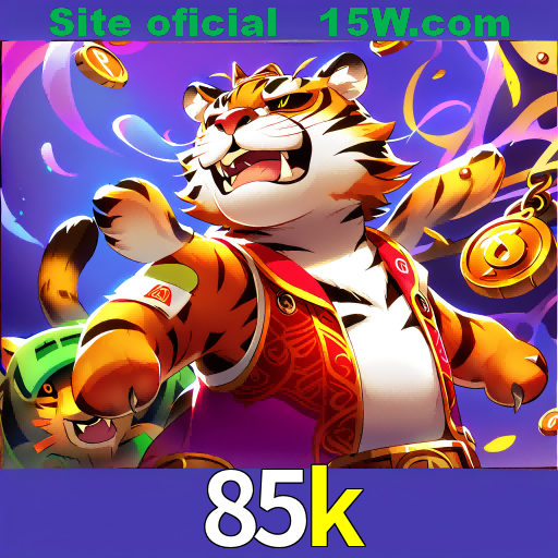 Imagem promocional da 85k mostrando a plataforma e suas vantagens